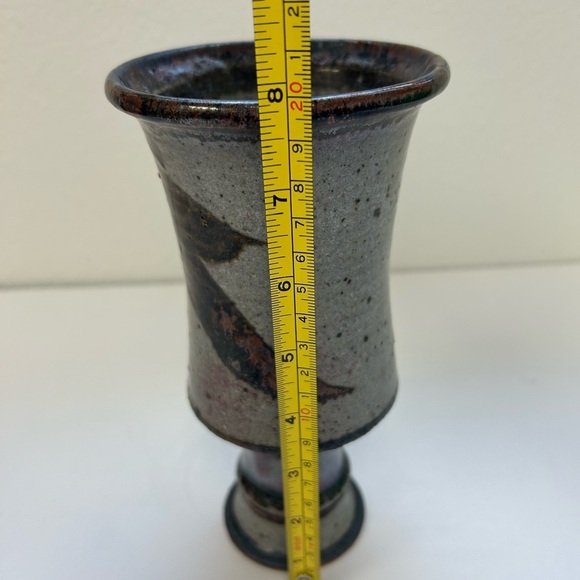 Studio Pottery Vase/candle holder/crafted style of the Leach Pottery trad - Picture 3 of 7